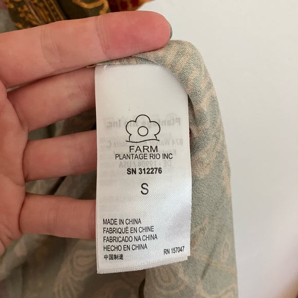 FARM Rio Multicolor Patchwork Top - Picture 5 of 8